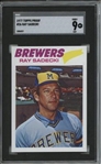 1977 Topps #26 Ray Sadecki 9 card progressive proof.